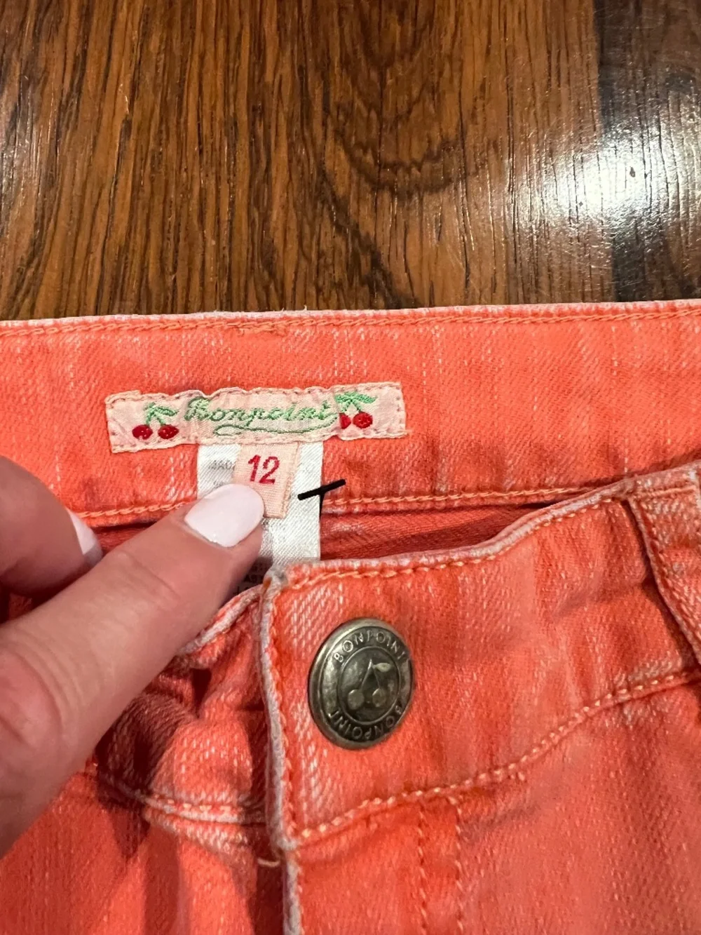 Bonpoint Orange Girls Shorts Size 12
